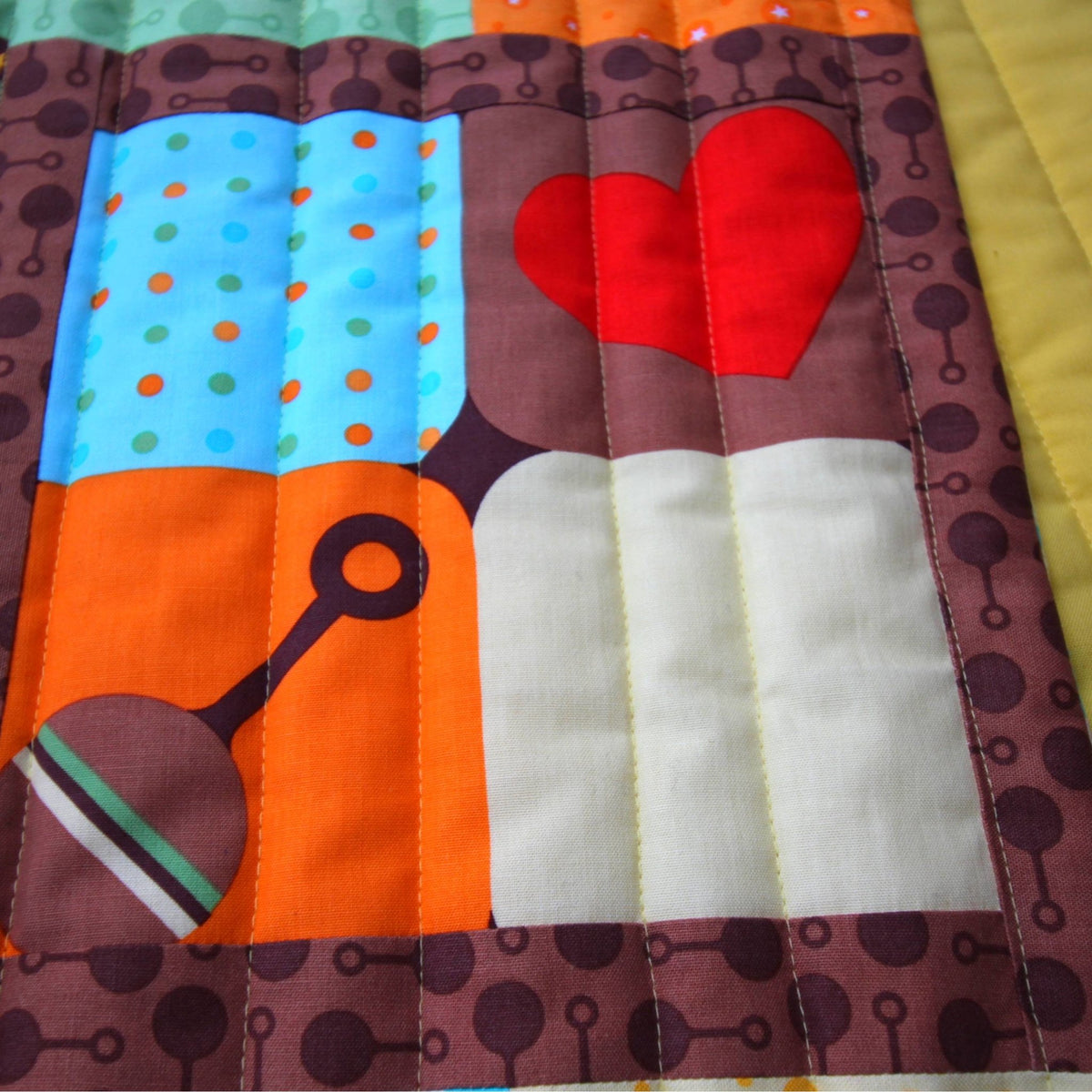 Growing Up Fast Baby Quilt - Littler Quilts