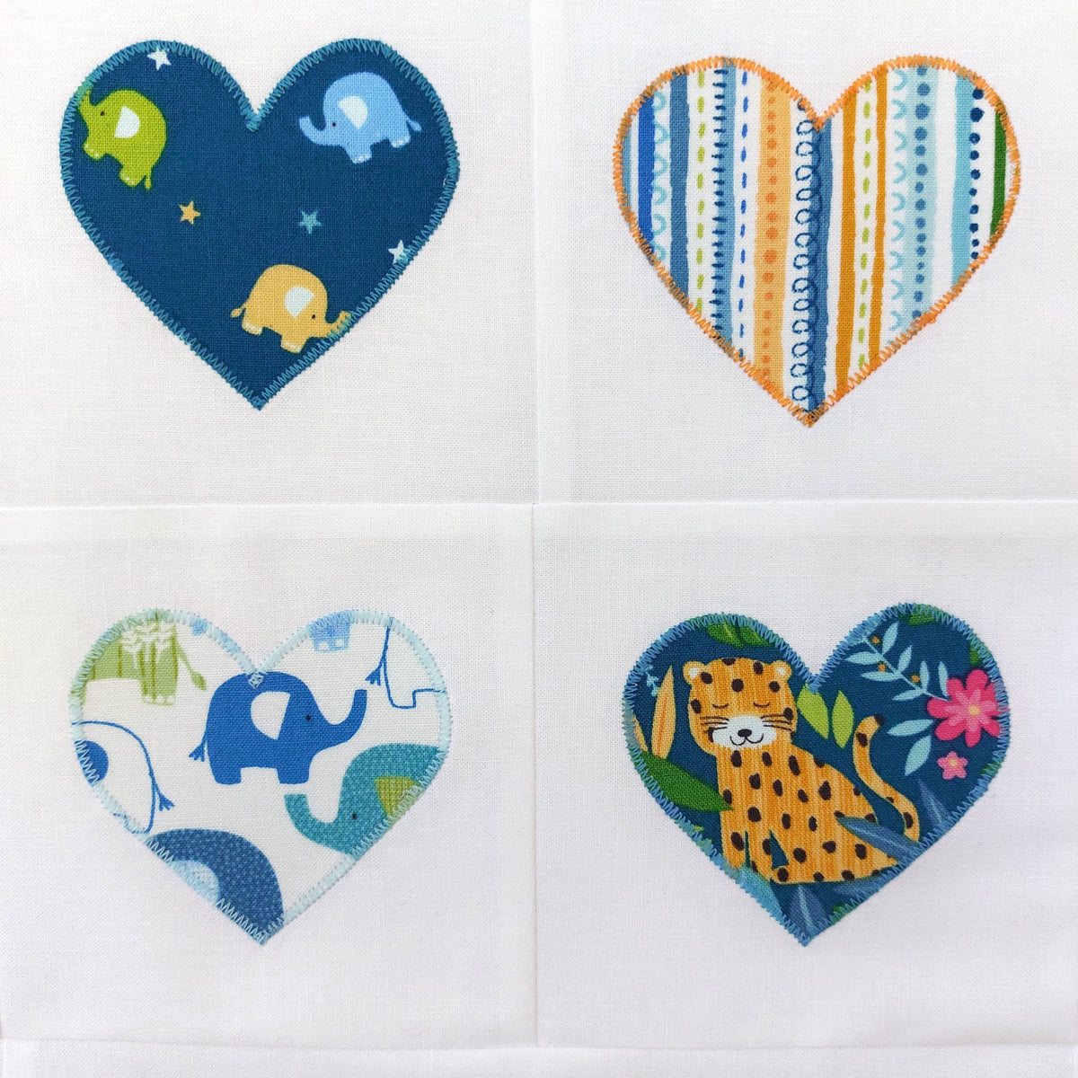 Custom Made Jungle Heart Of Mine Quilt - Littler Quilts