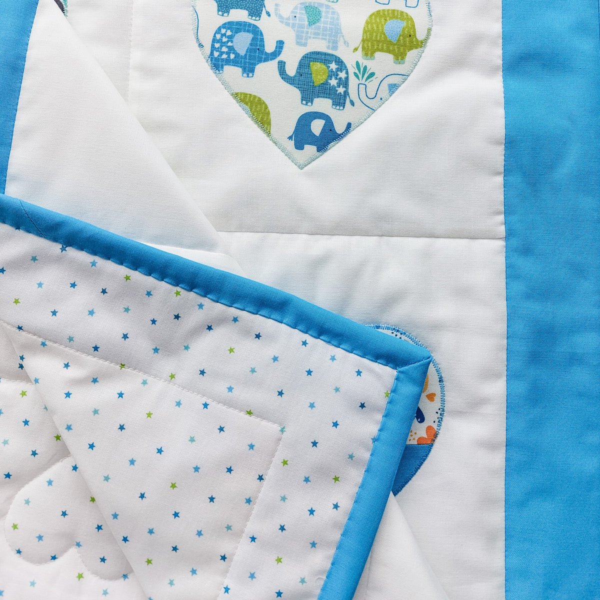 Custom Made Jungle Heart Of Mine Quilt - Littler Quilts