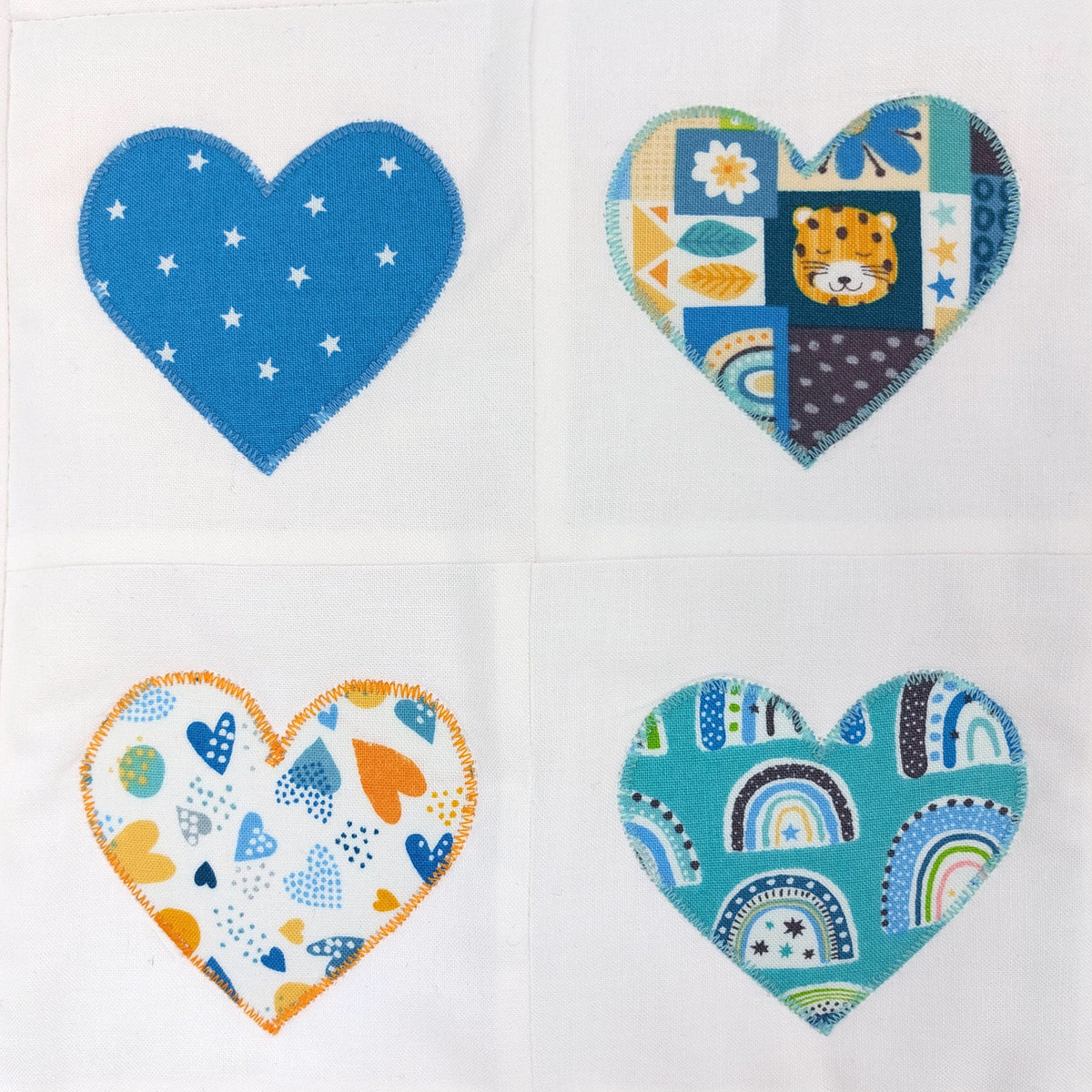 Custom Made Jungle Heart Of Mine Quilt - Littler Quilts