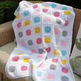 Circle to Square Crochet Baby Blanket - Littler Quilts