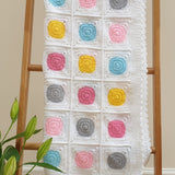 Circle to Square Crochet Baby Blanket - Littler Quilts