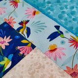 Custom Made Hummingbird Baby Quilt - Littler Quilts