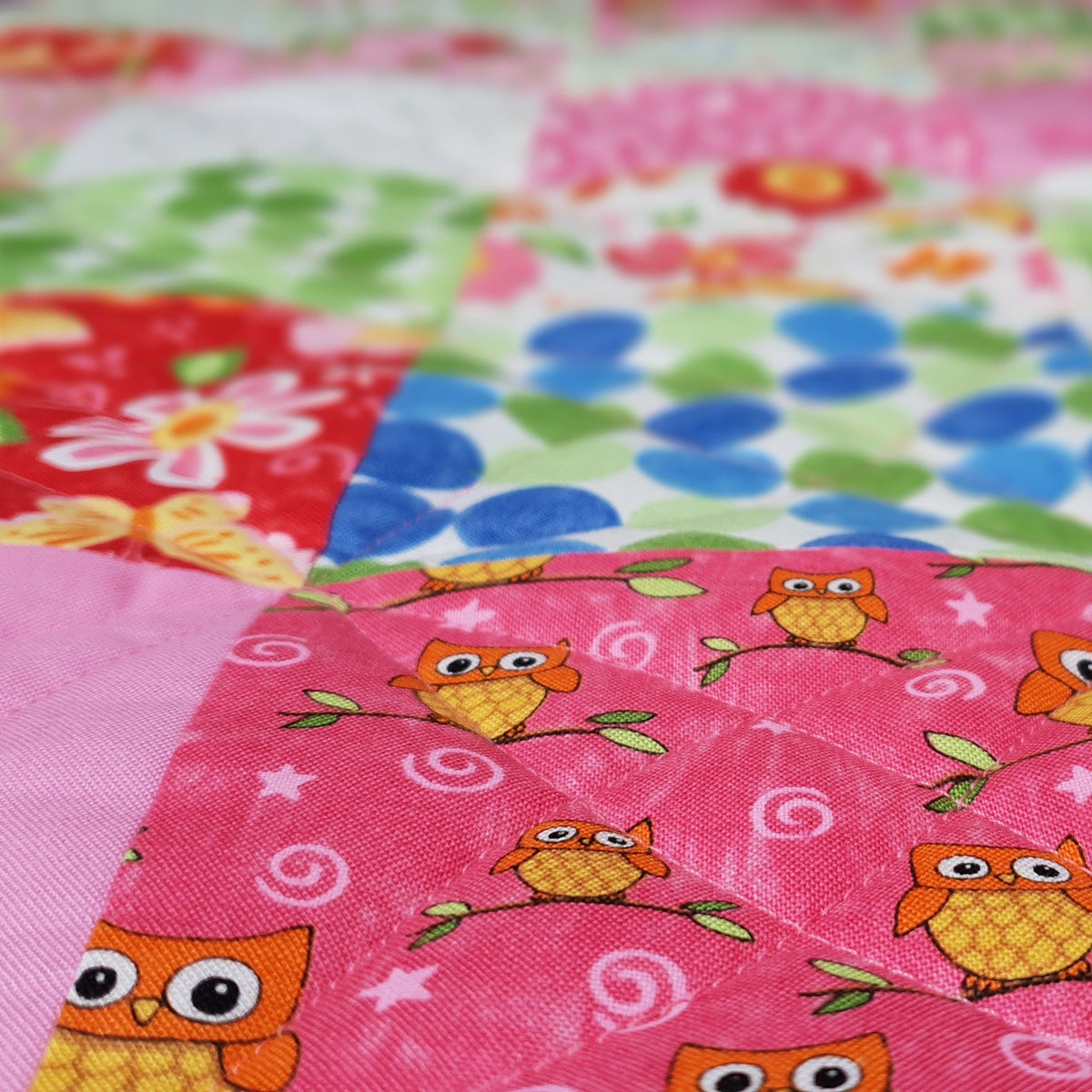 Custom Made Owl Quilt - Littler Quilts