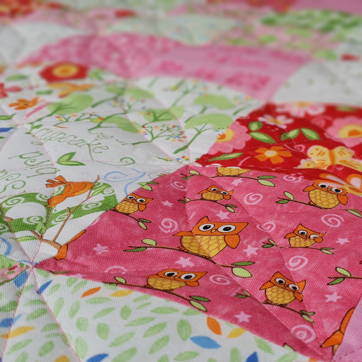 Custom Made Owl Quilt - Littler Quilts
