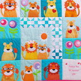 Custom Made Personalised King of the Jungle Quilt - Littler Quilts