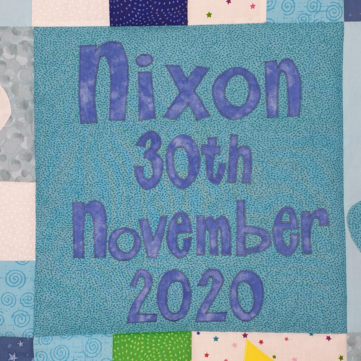 Custom Made Personalised Sky Dreams Quilt - Littler Quilts