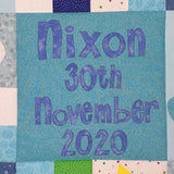 Custom Made Personalised Sky Dreams Quilt - Littler Quilts