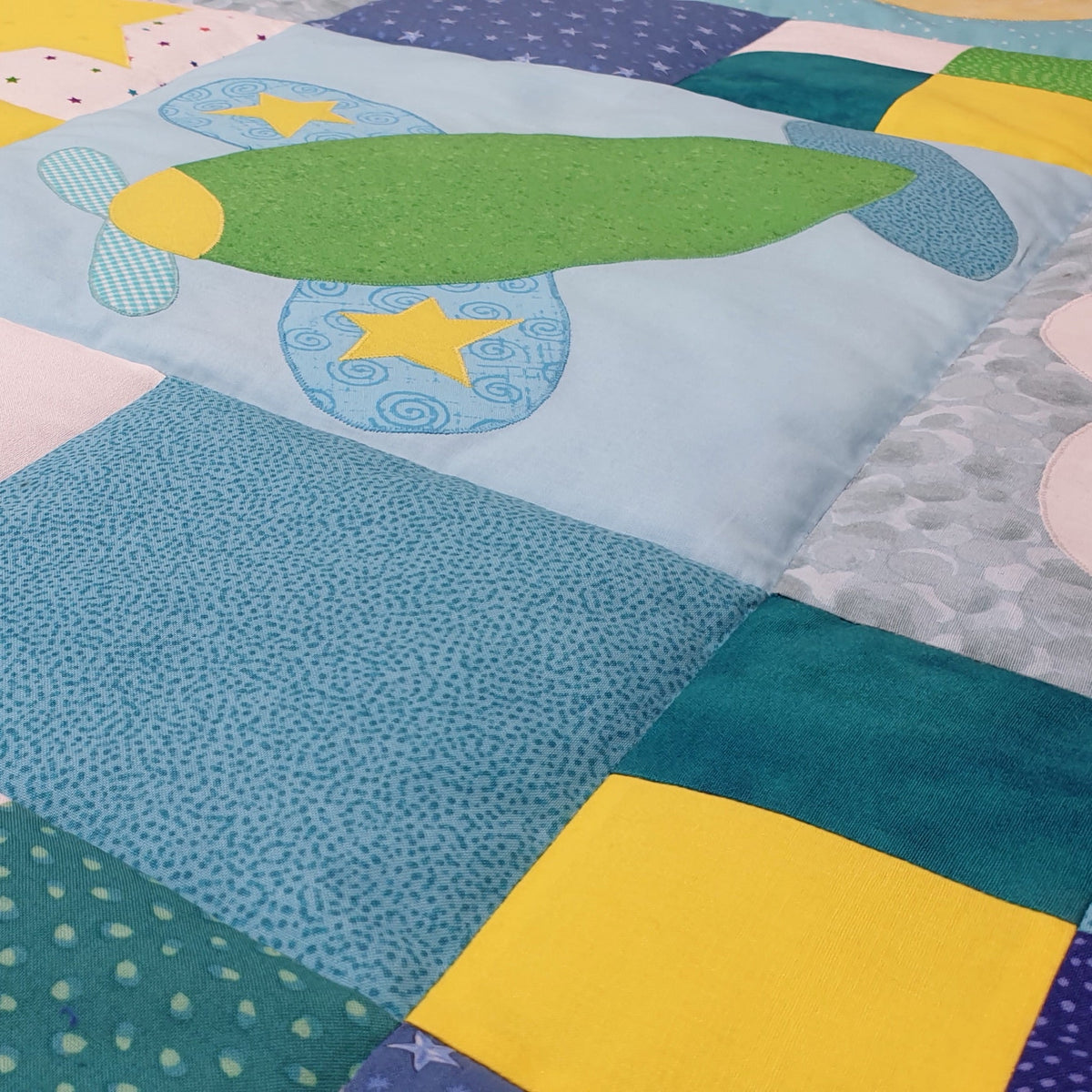 Custom Made Personalised Sky Dreams Quilt - Littler Quilts