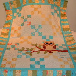 Custom Made Personalised Whoo Loves You Quilt - Littler Quilts