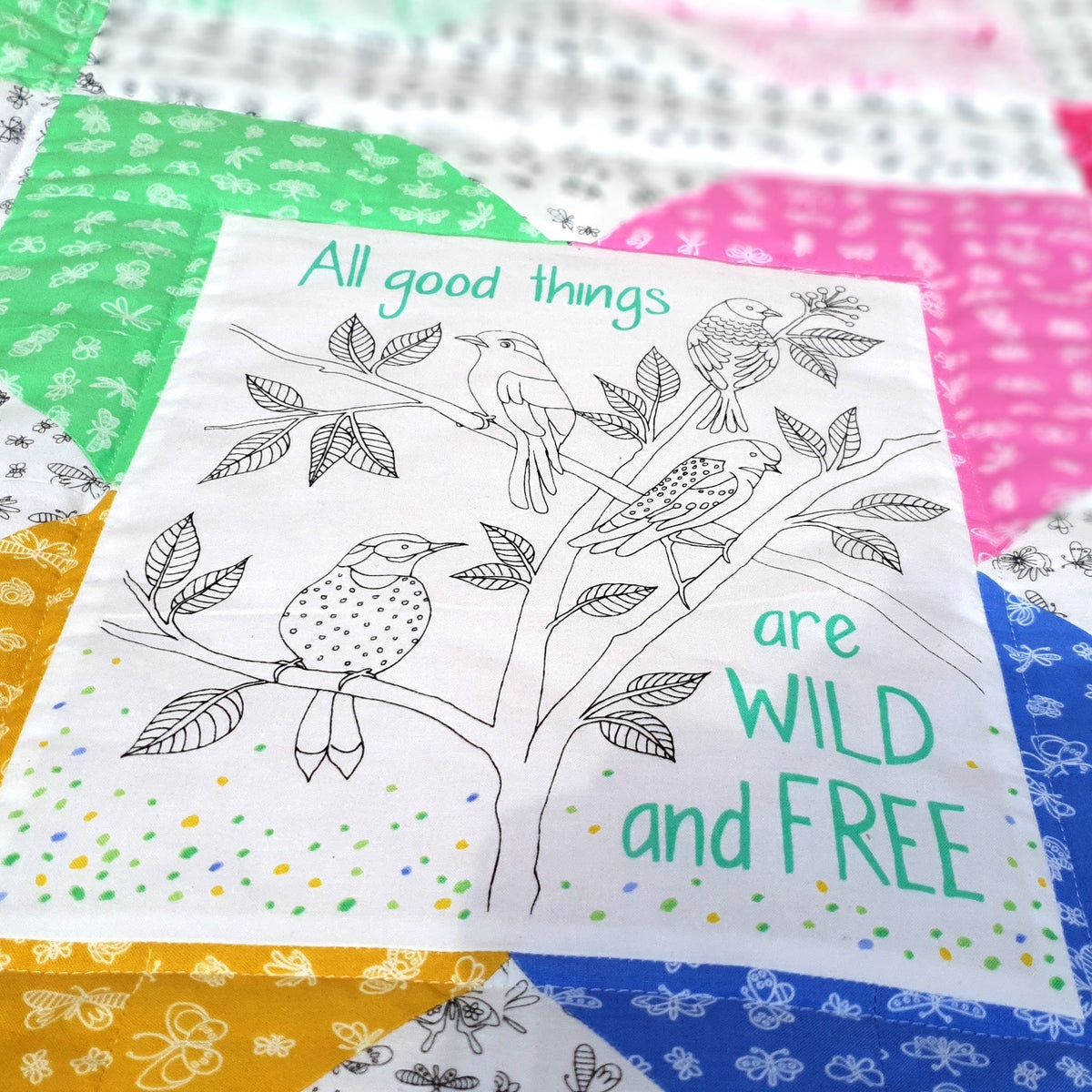 Custom Made Words of Wisdom Quilt - Littler Quilts