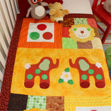 Elephant Cot Quilt - Littler Quilts