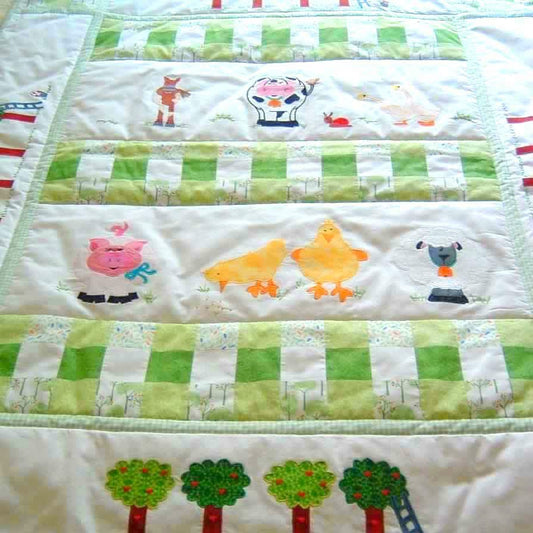 Farm Quilt & Bumper Set - Littler Quilts