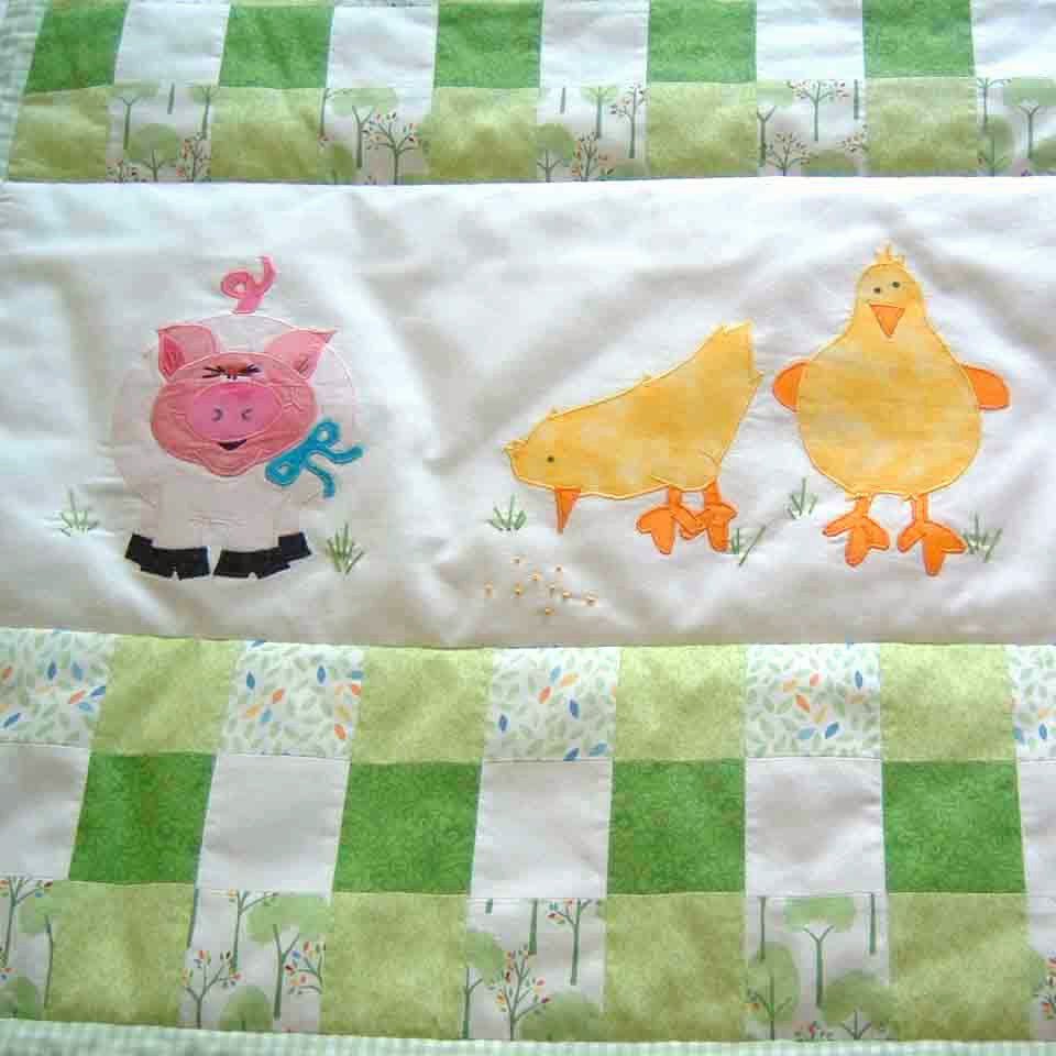Farm Quilt & Bumper Set - Littler Quilts
