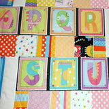 Fun Monsters Alphabet Quilt - Littler Quilts