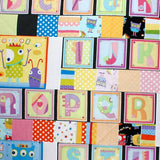 Fun Monsters Alphabet Quilt - Littler Quilts