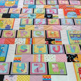 Fun Monsters Alphabet Quilt - Littler Quilts