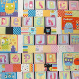 Fun Monsters Alphabet Quilt - Littler Quilts