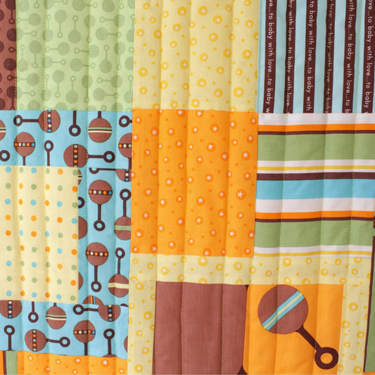 Growing Up Fast Baby Quilt - Littler Quilts