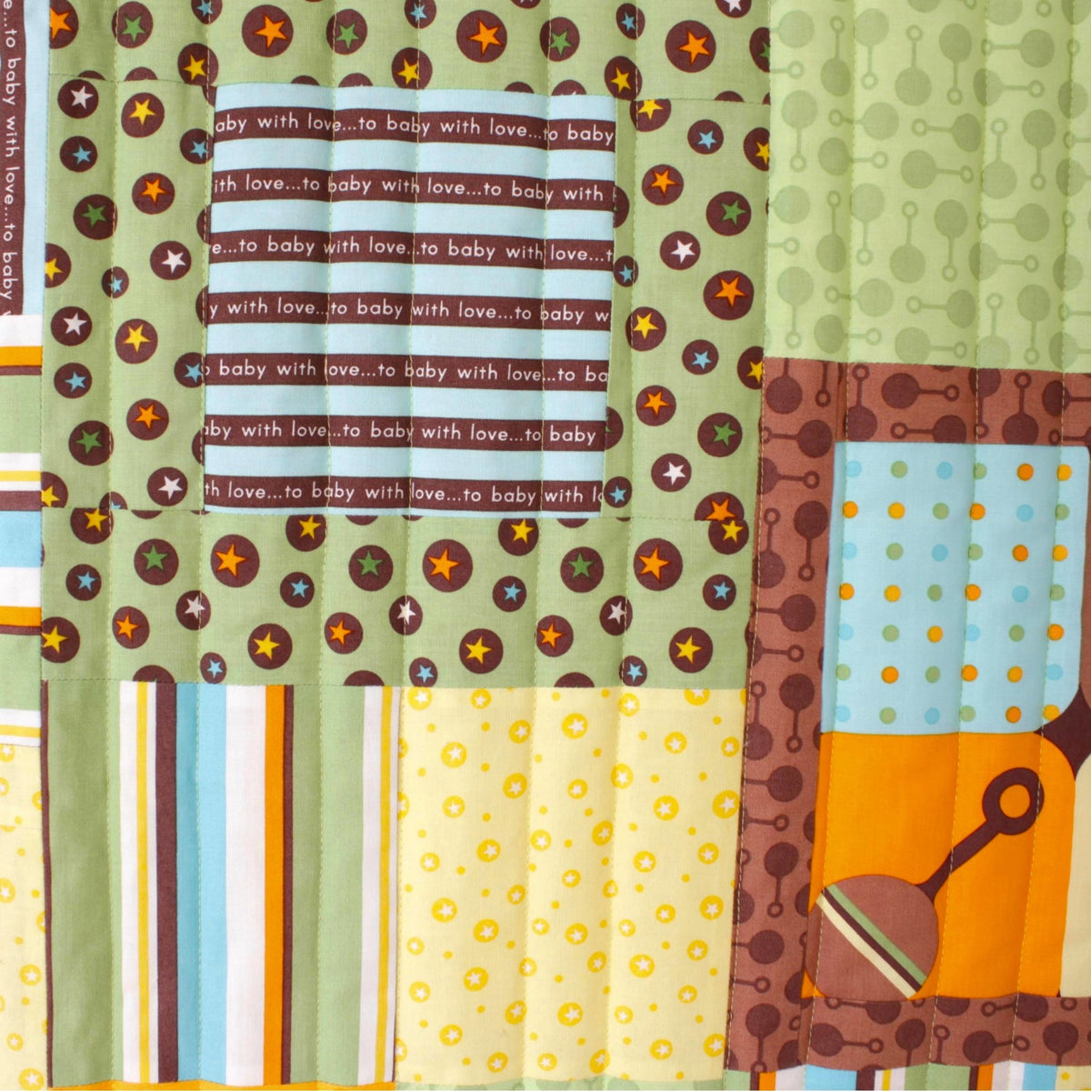 Growing Up Fast Baby Quilt - Littler Quilts