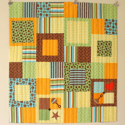 Growing Up Fast Baby Quilt - Littler Quilts
