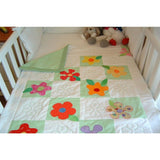 Handmade Flowers Nursery Patchwork Quilt - Littler Quilts