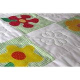 Handmade Flowers Nursery Patchwork Quilt - Littler Quilts