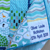 Into The Ark Personalised Baby Quilt - Littler Quilts