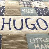 Little Man Baby Quilt - Littler Quilts