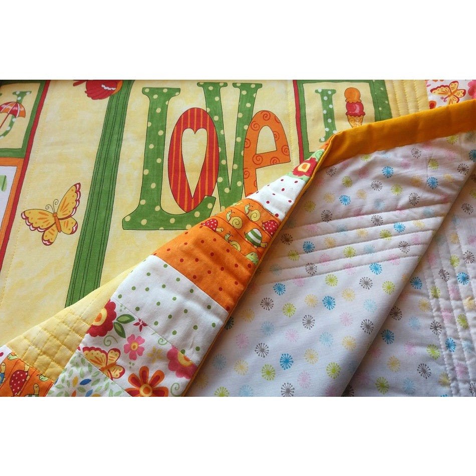 Love U Quilt in Yellow - Littler Quilts