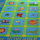 Personalised Custom Made Jungle Quilt - Littler Quilts