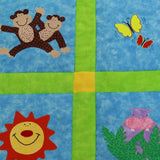 Personalised Custom Made Jungle Quilt - Littler Quilts