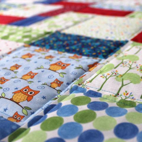 Personalised Custom Made Owl Quilt - Littler Quilts