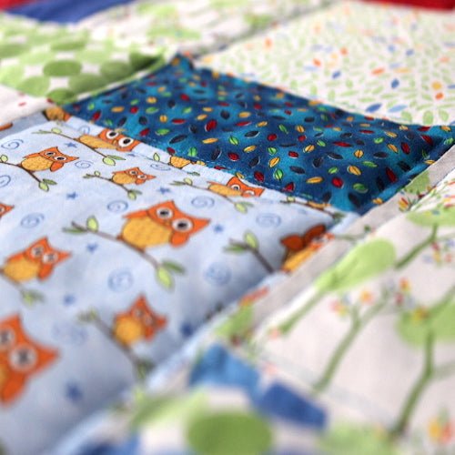 Personalised Custom Made Owl Quilt - Littler Quilts