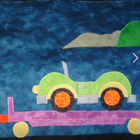 Personalised Custom Made Train Quilt - Littler Quilts