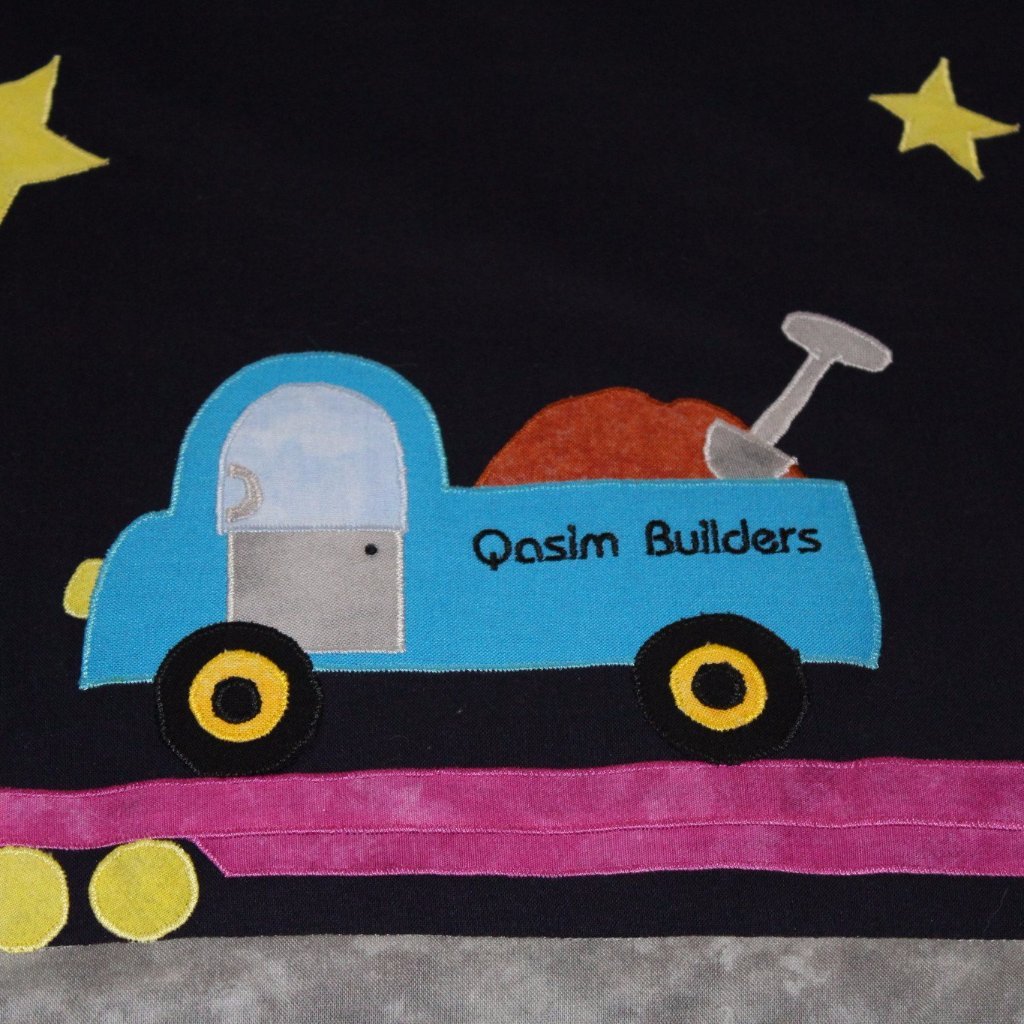 Personalised Custom Made Train Quilt - Littler Quilts