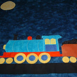 Personalised Custom Made Train Quilt - Littler Quilts