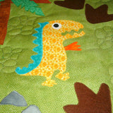 Personalised Dinosaur Quilt - Littler Quilts