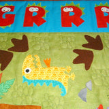 Personalised Dinosaur Quilt - Littler Quilts