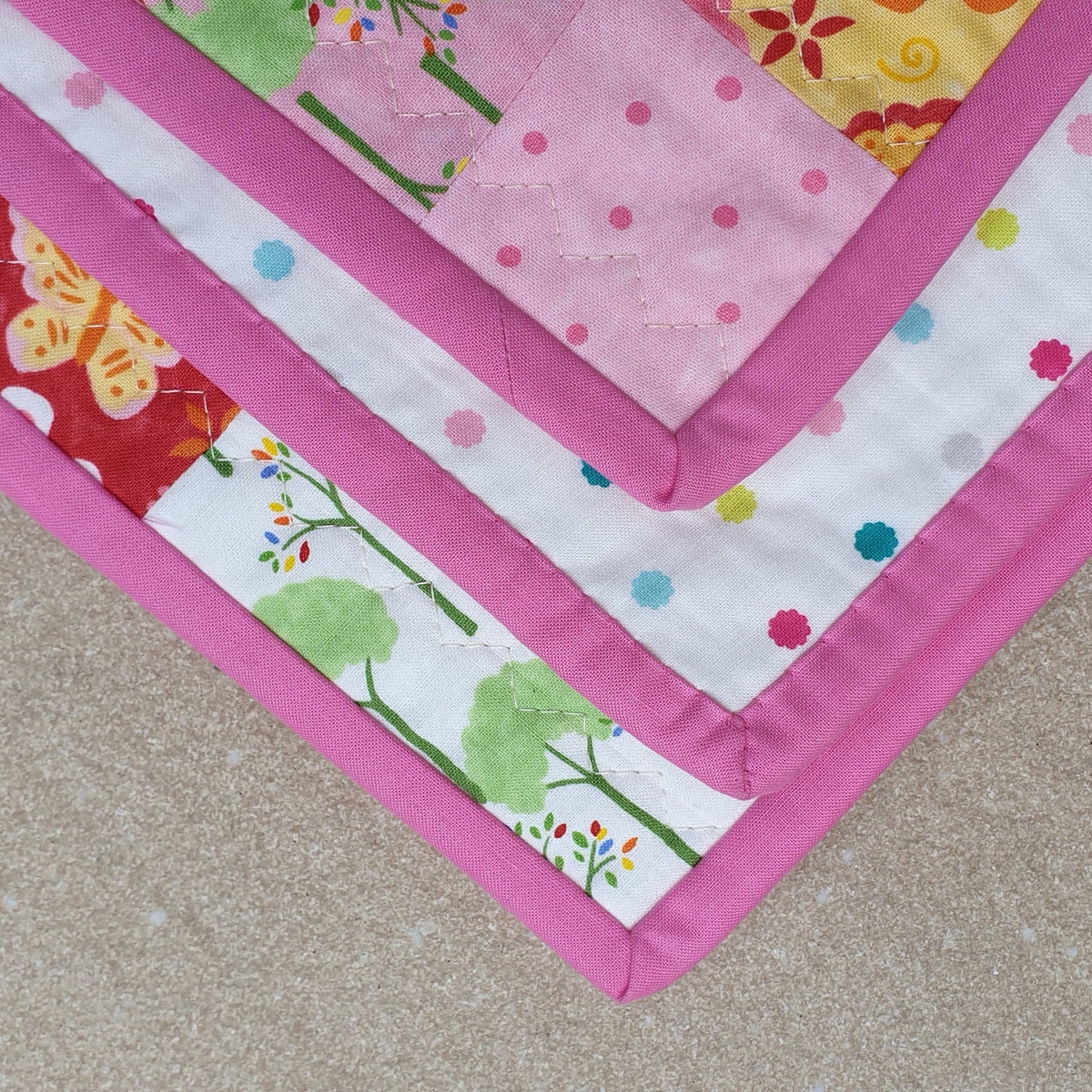 Personalised Scrappy Patchwork Owl Quilt - Littler Quilts