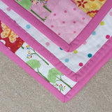 Personalised Scrappy Patchwork Owl Quilt - Littler Quilts