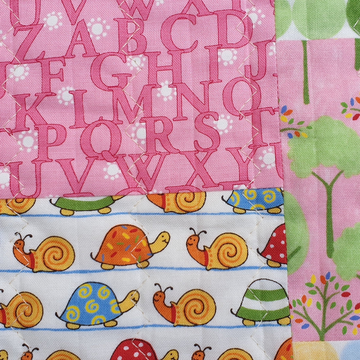Personalised Scrappy Patchwork Owl Quilt - Littler Quilts