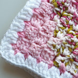 Pink Baby Blossom Chunky Blanket - Littler Quilts
