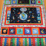 toddler quilt of planets